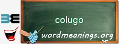 WordMeaning blackboard for colugo